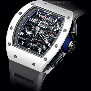 Richard Mille Replica RM 011 Saint Tropez Polo Club White ATZ Ceramic and Titanium